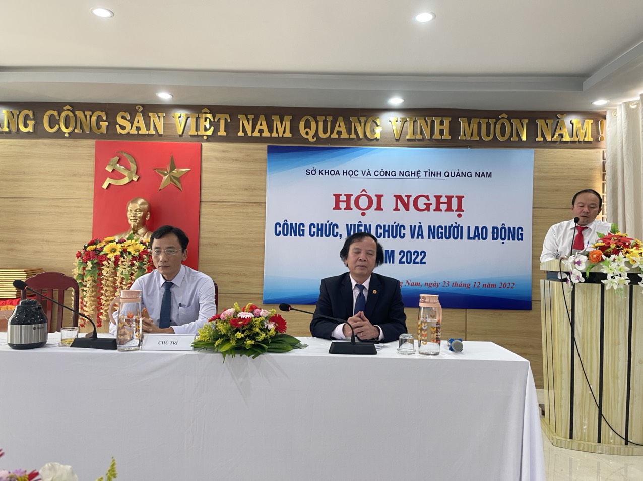 HỘI NGHỊ TỔNG KẾT CÔNG TÁC KHOA HỌC VÀ CÔNG NGHỆ NĂM 2022
