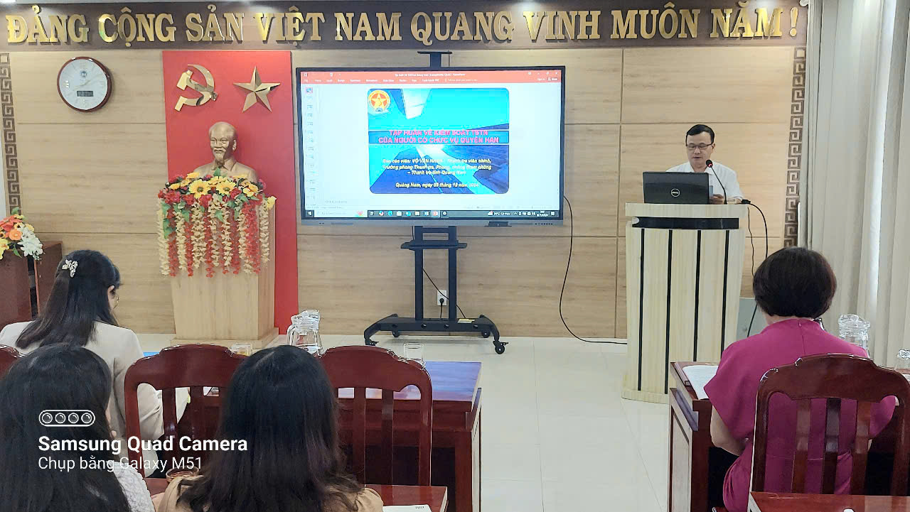 Hội nghị công tác kiểm soát tài sản, thu nhập năm 2024